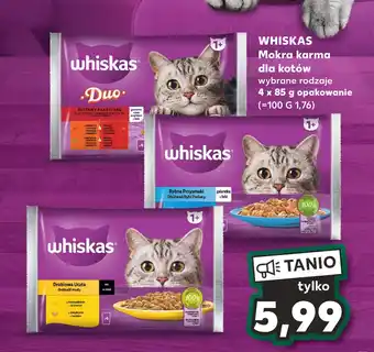 Kaufland WHISKAS Mokra karma dla kotów 4 x 85 g oferta