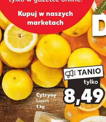 Kaufland Cytryny luzem 1 kg oferta