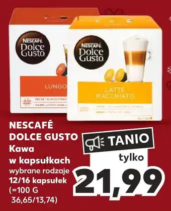 Kaufland NESCAFÉ DOLCE GUSTO Kawa w kapsułkach 12/16 kaps. oferta
