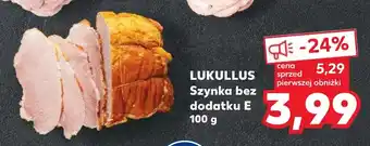 Kaufland LUKULLUS Szynka bez dodatku E 100 g oferta