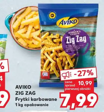 Kaufland AVIKO ZIG ZAG Frytki karbowane 1 kg oferta
