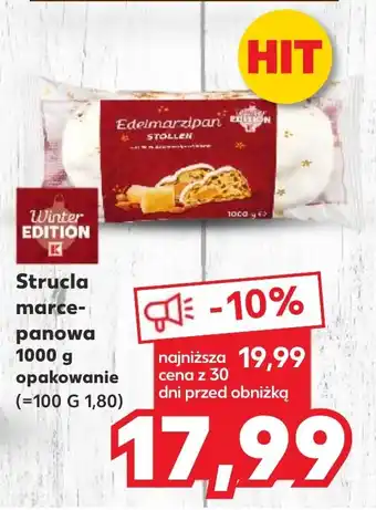 Kaufland Strucla marcepanowa 1000 g oferta