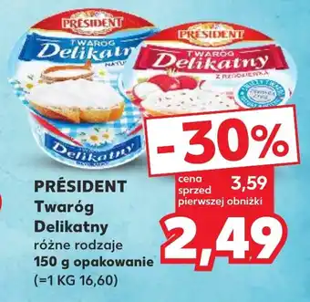 Kaufland PRÉSIDENT Twaróg Delikatny 150 g oferta