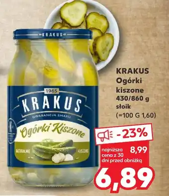 Kaufland KRAKUS Ogórki kiszone 430/860 g oferta