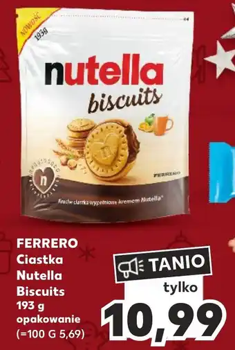 Kaufland FERRERO Ciastka nutella biscuits 193 g oferta