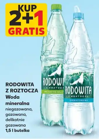 Kaufland RODOWITA Z ROZTOCZA Woda mineralna 1,5 l oferta