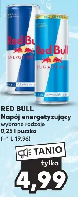 Kaufland RED BULL Napój energetyzujący 0,25 l oferta