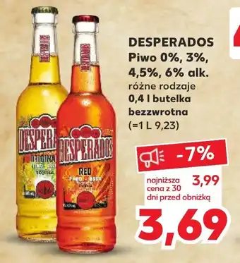 Kaufland DESPERADOS Piwo 0,4 l oferta