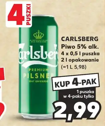 Kaufland CARLSBERG Piwo 0,5 l oferta