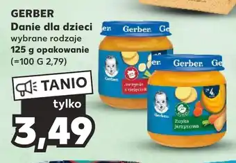 Kaufland GERBER Danie dla dzieci 125 g oferta