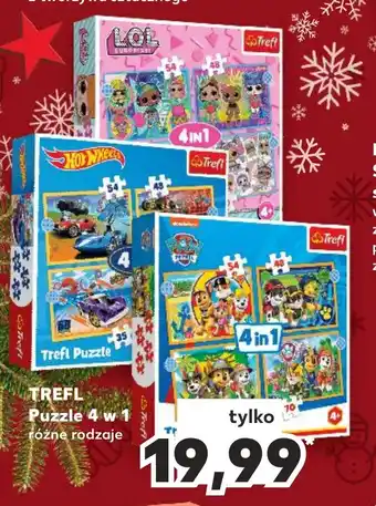 Kaufland TREFL Puzzle 4 w 1 oferta