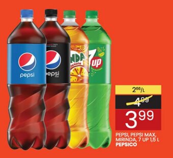 Wafelek Pepsi, Pepsi Max, Mirinda, 7UP 1,5l oferta
