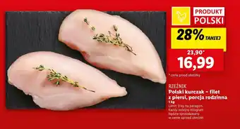 Lidl Polski kurczak - filet z piersi, porcja rodzinna 1 kg oferta