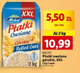 Lidl Płatki owsiane górskie, XXL 2 kg oferta