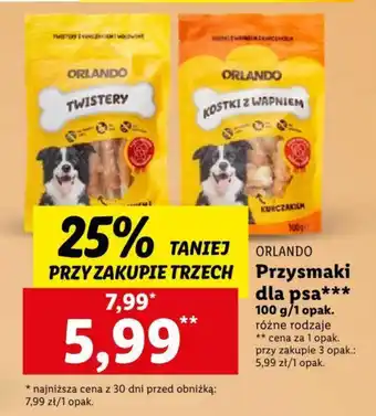 Lidl Przysmaki dla psa 100 g/1 opak. oferta