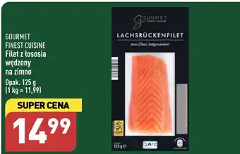 ALDI Filet z łososia wędzony na zimno 125 g oferta