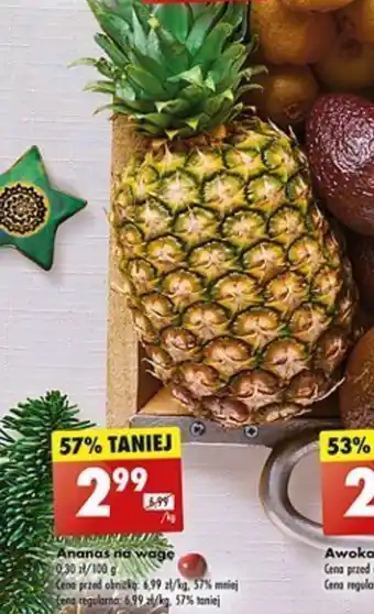 Biedronka Ananas 1 kg oferta