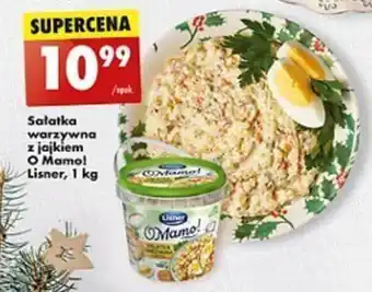 Biedronka Sałatka warzywna z jajkiem O Mamo! Lisner, 1 kg oferta