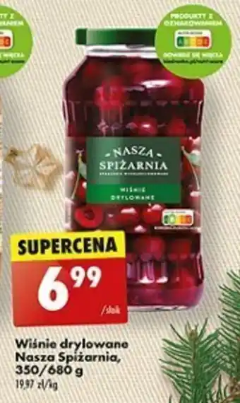 Biedronka Wiśnie drylowane Nasza Spiżarnia, 350/680 g oferta