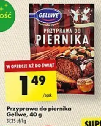 Biedronka Przyprawa do piernika Gellwe, 40 g oferta