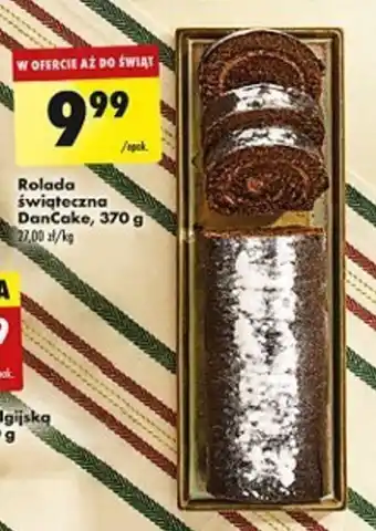 Biedronka Rolada świąteczna DanCake, 370 g oferta