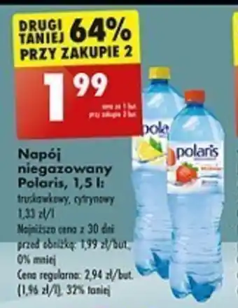 Biedronka Napój niegazowany Polaris, 1,5 l oferta