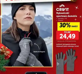 Lidl Rękawiczki sportowe crivit oferta