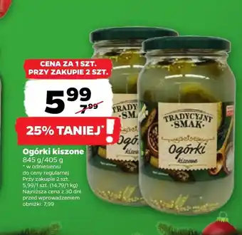 Netto Ogórki kiszone tradycyjny smak oferta