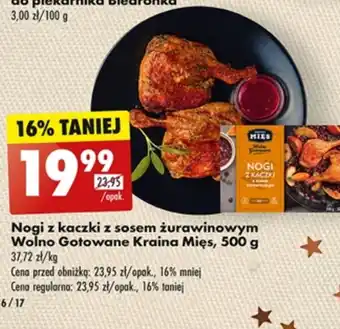 Biedronka Noga z kaczki wolno gotowane oferta