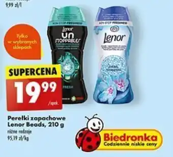 Biedronka Perełki zapachowe Lenor Beads, 210 g oferta
