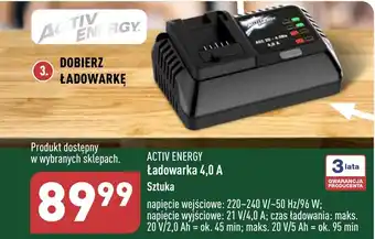 ALDI ACTIV ENERGY Ładowarka 4,0 A oferta