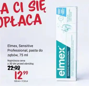 Rossmann Elmex, Sensitive Professional, pasta do zębów, 75 ml oferta