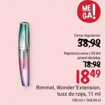 Rimmel, Wonder'Extension, tusz do rzęs, 11 ml