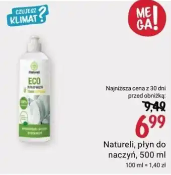 Rossmann Natureli płyn do naczyń 500 ml oferta