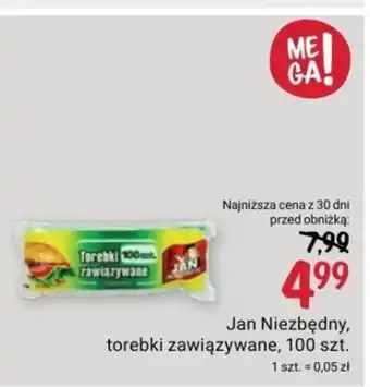 Rossmann Jan Niezbędny torebki zawiązywane 100 szt. oferta