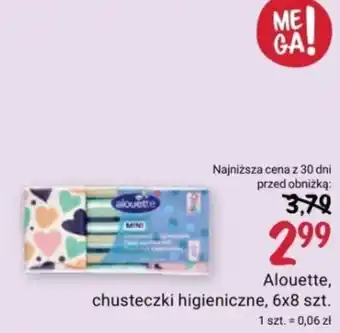 Rossmann Alouette chusteczki higieniczne 6x8 szt. oferta