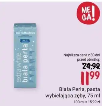 Rossmann Biała Perła pasta wybielająca zęby 75 ml oferta