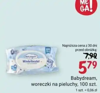 Rossmann Babydream woreczki na pieluchy 100 szt. oferta