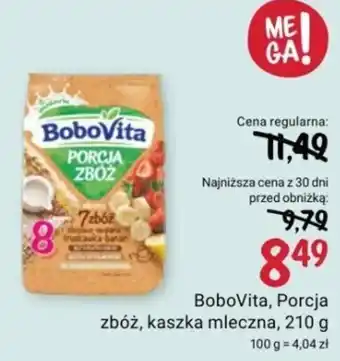 Rossmann BoboVita Porcja zbóż kaszka mleczna 210 g oferta