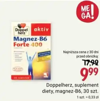 Rossmann Doppelherz suplement diety magnez-B6 30 szt. oferta
