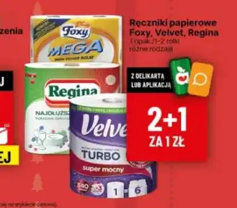 Delikatesy Centrum Ręczniki papierowe Foxy Velvet Regina oferta