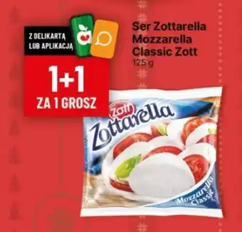 Delikatesy Centrum Ser Zottarella Mozzarella Classic Zott 125 g oferta