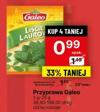 Delikatesy Centrum Przyprawa Galeo 5-25 g oferta