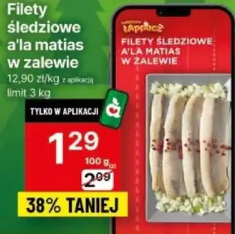 Delikatesy Centrum Filety śledziowe a'la matias w zalewie 100g oferta