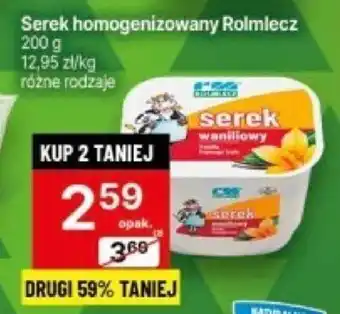 Delikatesy Centrum Serek homogenizowany Rolmlecz 200 g oferta