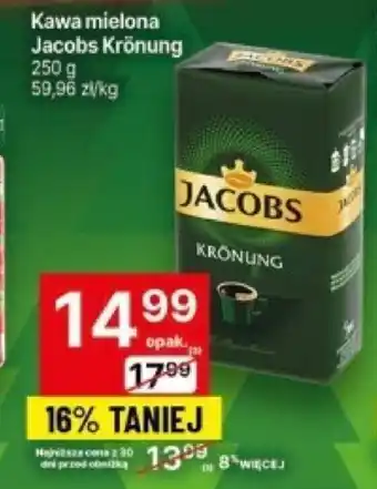 Delikatesy Centrum Kawa mielona Jacobs Krönung 250 g oferta
