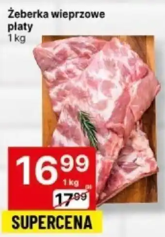 Delikatesy Centrum Żeberka wieprzowe platy 1 kg oferta