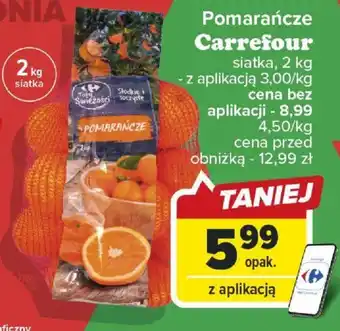 Carrefour Market Pomarańcze Carrefour siatka, 2 kg oferta
