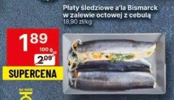 Delikatesy Centrum Platy śledziowe a'la Bismarck w zalewie octowej z cebulą 100g oferta