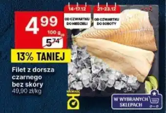 Delikatesy Centrum Filet z dorsza czarnego bez skóry 100g oferta